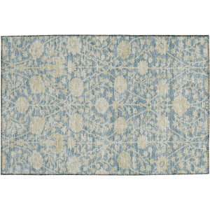 Luxury Washable Indoor/Outdoor Solace Sky Rug