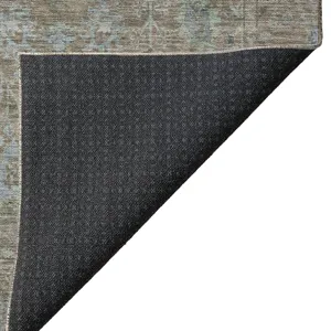 Luxury Washable Indoor/Outdoor Solace Brown 10\' x 14\' Rug