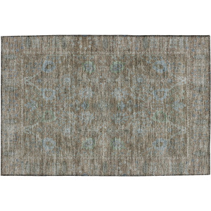 Luxury Washable Indoor/Outdoor Solace Brown Rug