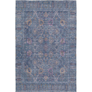 Luxury Washable Indoor/Outdoor Solace Denim Rug