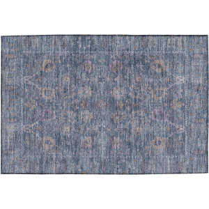 Luxury Washable Indoor/Outdoor Solace Denim Rug