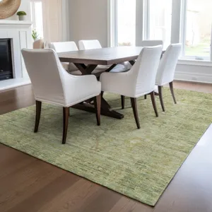 Luxury Washable Indoor/Outdoor Solace Sage 2\'6\" x 3\'10\" Rug