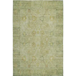 Luxury Washable Indoor/Outdoor Solace Sage 2\'6\" x 3\'10\" Rug