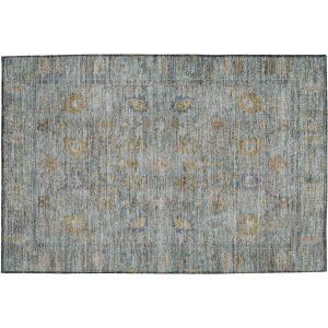 Luxury Washable Indoor/Outdoor Solace Teal Rug