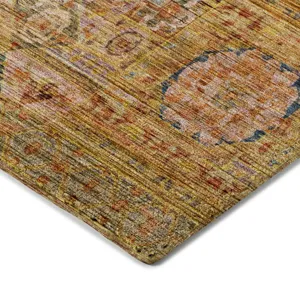 Indoor/Outdoor Silk Road Curry 2\'6\" x 3\'10\" Rug