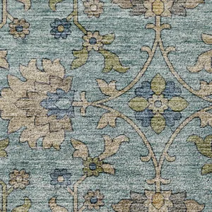 Indoor/Outdoor Silk Road Denim 8\' x 10\' Rug