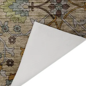 Indoor/Outdoor Silk Road Flax 1\'8\" x 2\'6\" Rug