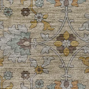 Indoor/Outdoor Silk Road Flax 1\'8\" x 2\'6\" Rug