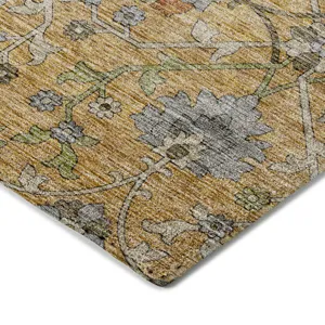 Indoor/Outdoor Silk Road Saffron 10\' x 14\' Rug