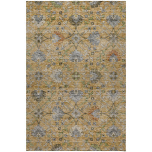 Indoor/Outdoor Silk Road Saffron Rug