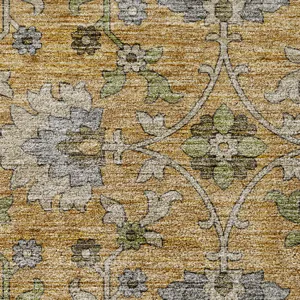 Indoor/Outdoor Silk Road Saffron 10\' x 14\' Rug