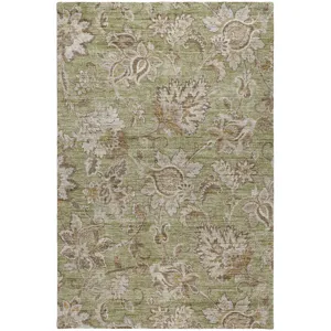 Indoor/Outdoor Silk Road Aloe 9\' x 12\' Rug