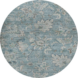 Indoor/Outdoor Silk Road Baltic 8' x 8' Round Rug