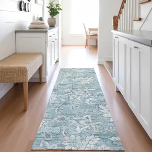 Indoor/Outdoor Silk Road Baltic 2\'3\" x 7\'6\" Runner Rug