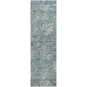 Indoor/Outdoor Silk Road Baltic 2\'3\" x 7\'6\" Runner Rug