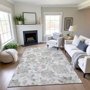 Indoor/Outdoor Silk Road Linen 9\' x 12\' Rug