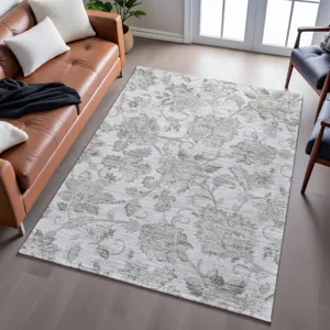 Indoor/Outdoor Silk Road Linen 9\' x 12\' Rug