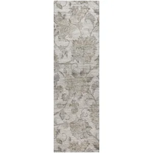 Indoor/Outdoor Silk Road Linen 2\'3\" x 7\'6\" Runner Rug