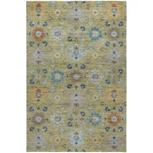 Indoor/Outdoor Silk Road Aloe 10\' x 14\' Rug
