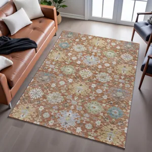 Indoor/Outdoor Silk Road Cayenne 6\'6\" x 9\'6\" Rug