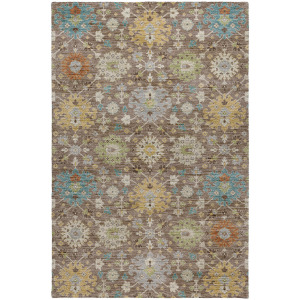 Indoor/Outdoor Silk Road Mocha Rug