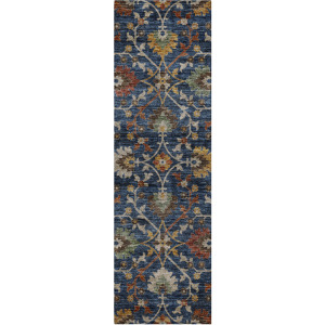 Indoor/Outdoor Silk Road Navy 2'3