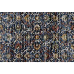 Indoor/Outdoor Silk Road Navy Rug