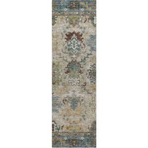 Indoor/Outdoor Silk Road Aqua 2'3