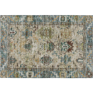 Indoor/Outdoor Silk Road Aqua Rug