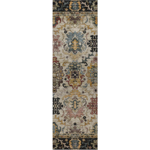 Indoor/Outdoor Silk Road Black 2'3