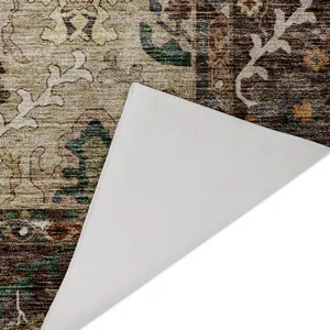 Indoor/Outdoor Silk Road Chocolate 8\' x 10\' Rug
