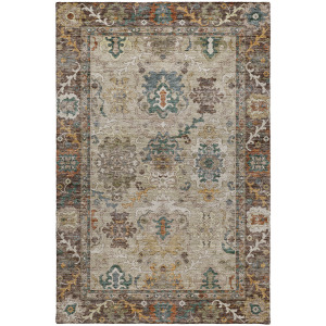 Indoor/Outdoor Silk Road Chocolate Rug
