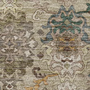 Indoor/Outdoor Silk Road Chocolate 8\' x 10\' Rug