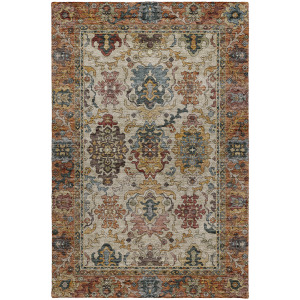 Indoor/Outdoor Silk Road Copper Rug