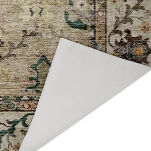 Indoor/Outdoor Silk Road Putty 8\' x 10\' Rug