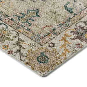 Indoor/Outdoor Silk Road Putty 8\' x 10\' Rug