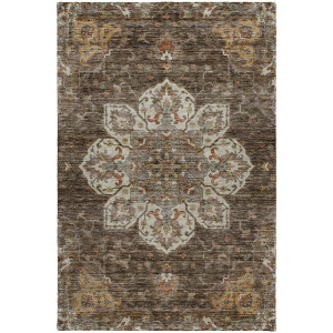 Indoor/Outdoor Silk Road Chocolate Rug