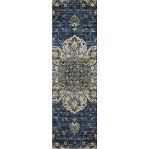 Indoor/Outdoor Silk Road Navy 2'3