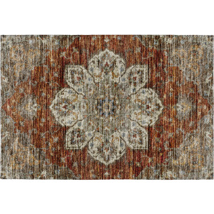 Indoor/Outdoor Silk Road Paprika Rug