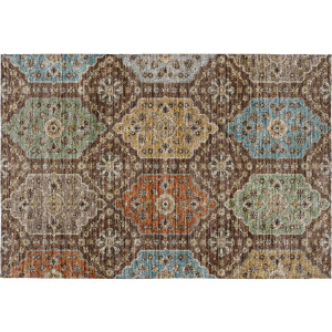 Indoor/Outdoor Silk Road Chocolate Rug