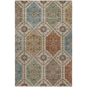 Indoor/Outdoor Silk Road Linen Rug