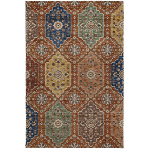 Indoor/Outdoor Silk Road Paprika Rug
