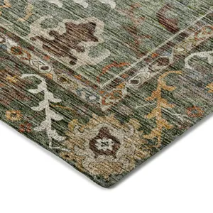 Indoor/Outdoor Silk Road Basil 2\'6\" x 3\'10\" Rug