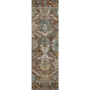 Indoor/Outdoor Silk Road Chocolate 2'3