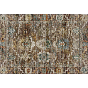 Indoor/Outdoor Silk Road Chocolate Rug