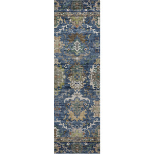 Indoor/Outdoor Silk Road Navy 2'3