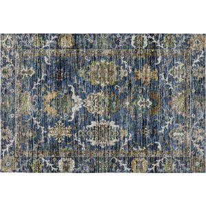 Indoor/Outdoor Silk Road Navy Rug