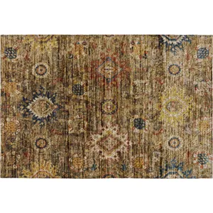 Indoor/Outdoor Silk Road Clove 1\'8\" x 2\'6\" Rug