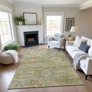 Indoor/Outdoor Silk Road Sage 8\' x 10\' Rug