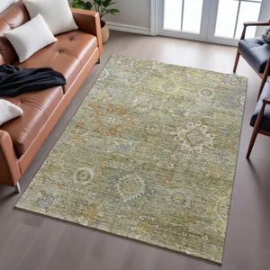 Indoor/Outdoor Silk Road Sage 8\' x 10\' Rug